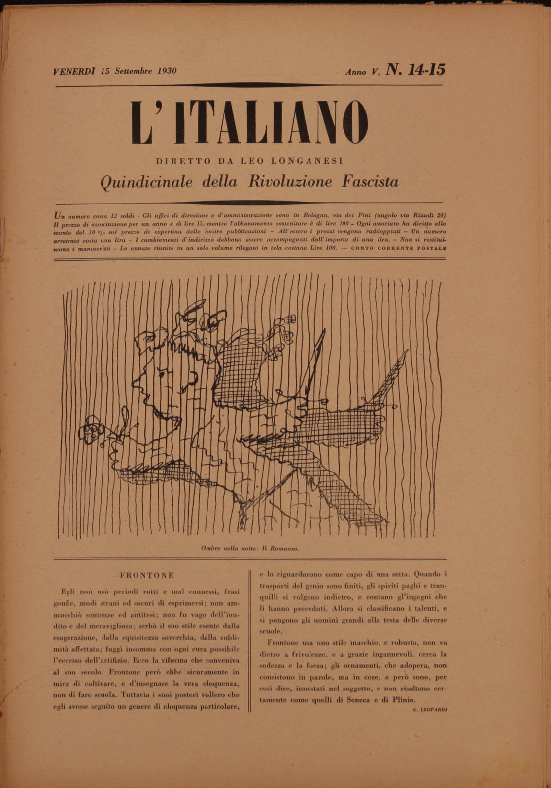 L'Italiano -  5 (1930), n. 14-15, p. 8